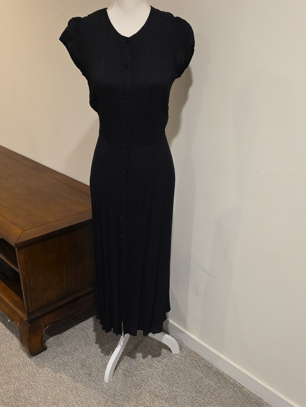 Reformation Black Maxi Dress Like New